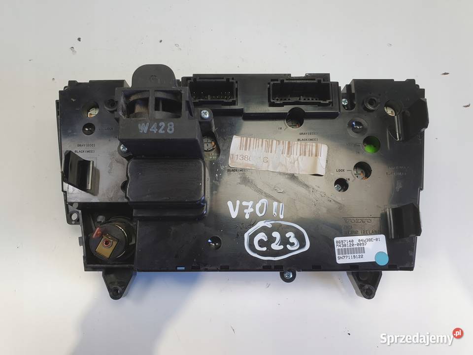 PANEL KLIMATYZACJI Volvo S60 I V70 II XC70 Rudka sprzedam