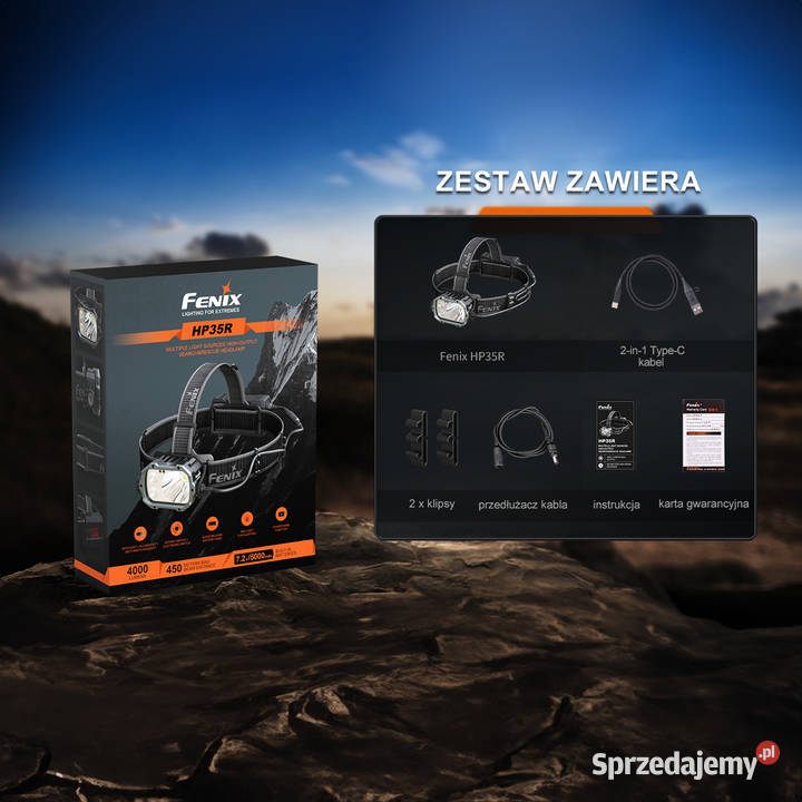 Latarka czołowa Fenix HP35R Latarki i oświetlenie Warszawa