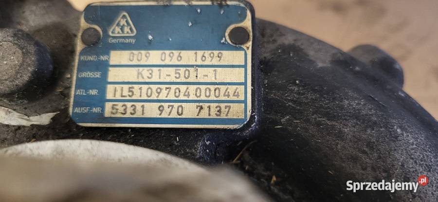 TURBINA Turbosprężarka MercedesBenz 53319707137