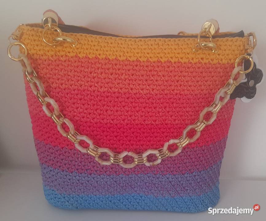 Torebka hand made 29cm mazowieckie Lipsko