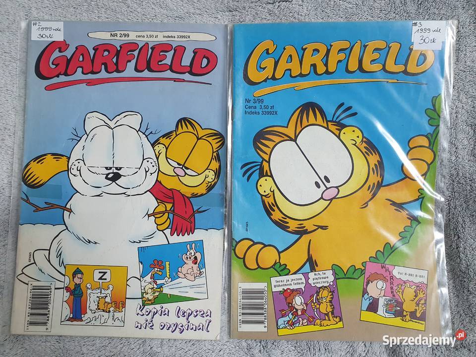 Garfield zestaw 16 komiksów lata 90te Gdynia