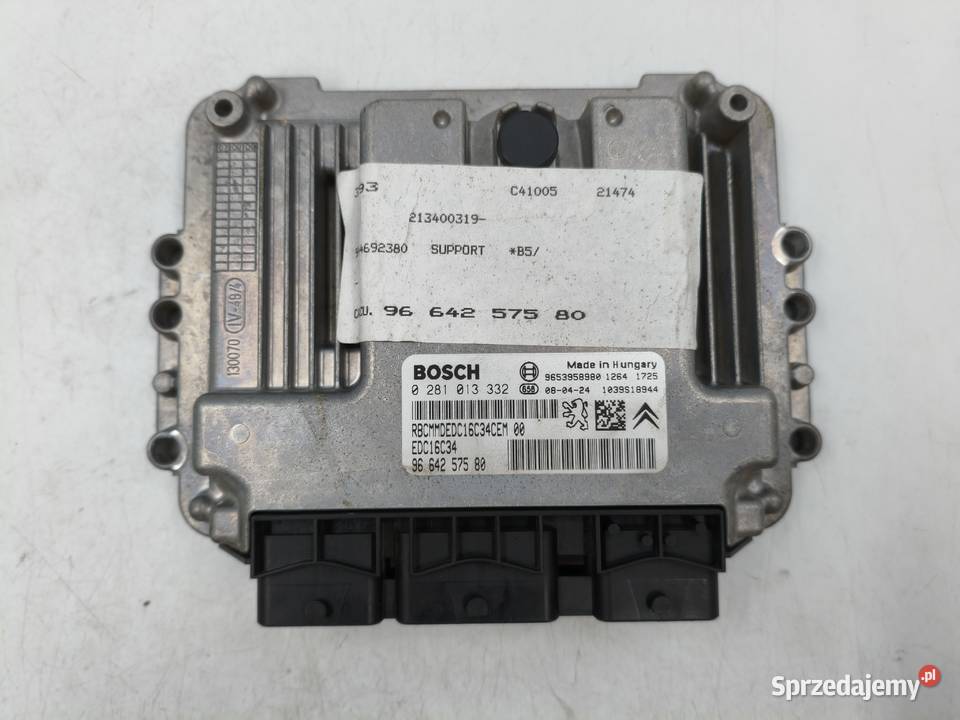 Sterownik Silnika Citroen C4 16 HDI 9664257580 Wyszków