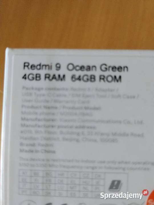 Redmi 9 64 GB ocean green Posługowo