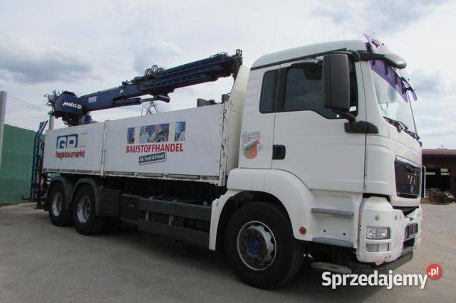 Ciezarowy 6x4 skrzynia z dzwigiem Man TGS nie Warszawa