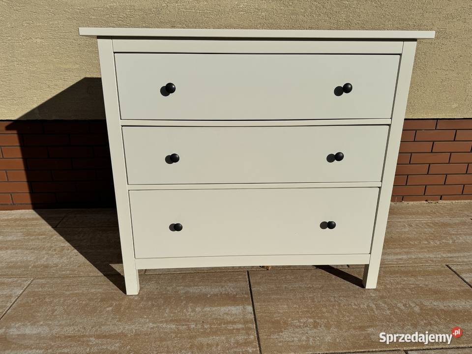 Komoda Hemnes Ikea z szufladami biała szafka Komody mazowieckie Sulbiny