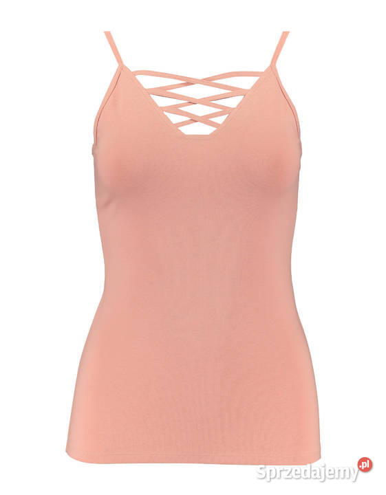 pudrowy różowy top Tally Weijl xxs 32 koszulka Moda i Styl Toruń