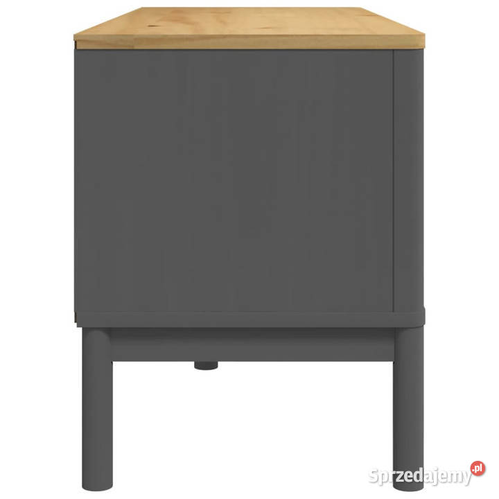 Szafka RTV FLORO szara 114x43x55 lite drewno mazowieckie Warszawa