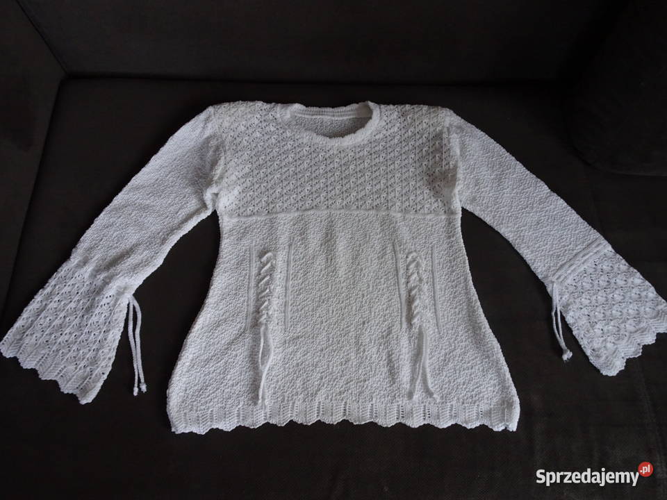 biały sweter damski rozmiar M Warszawa