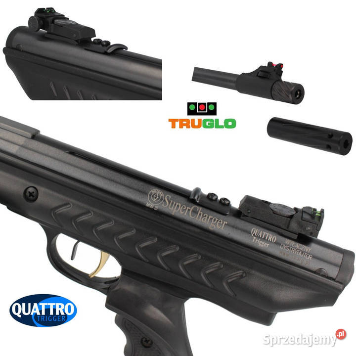Pistolet wiatrówka Hatsan 25 SuperCharger 45 mm Sport i Wypoczynek Warszawa