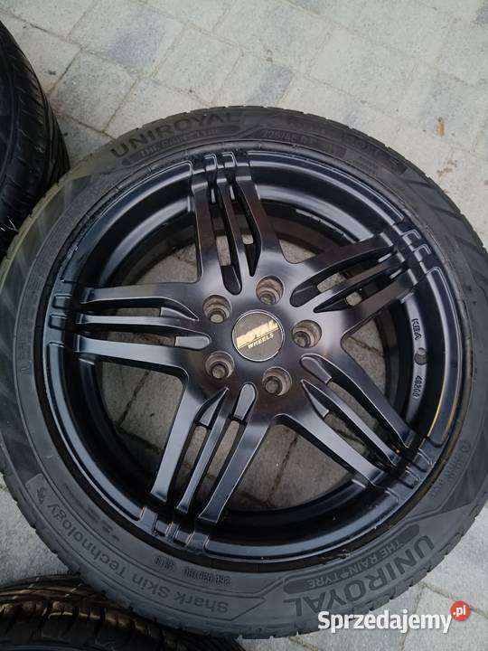 Alufelgi 17 5x1143 z nowymi oponami na lato Elbląg