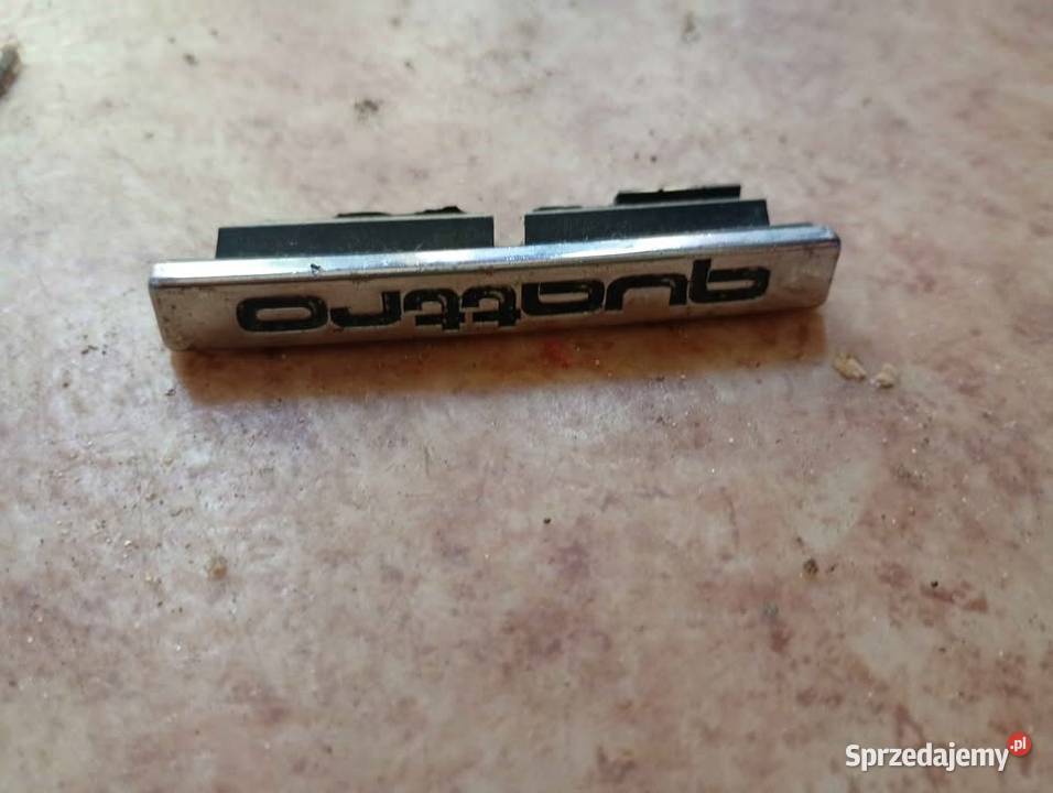 Emblemat Grilla przedniego Oryginał Audi A4 B6 Akcesoria samochodowe Iłownica