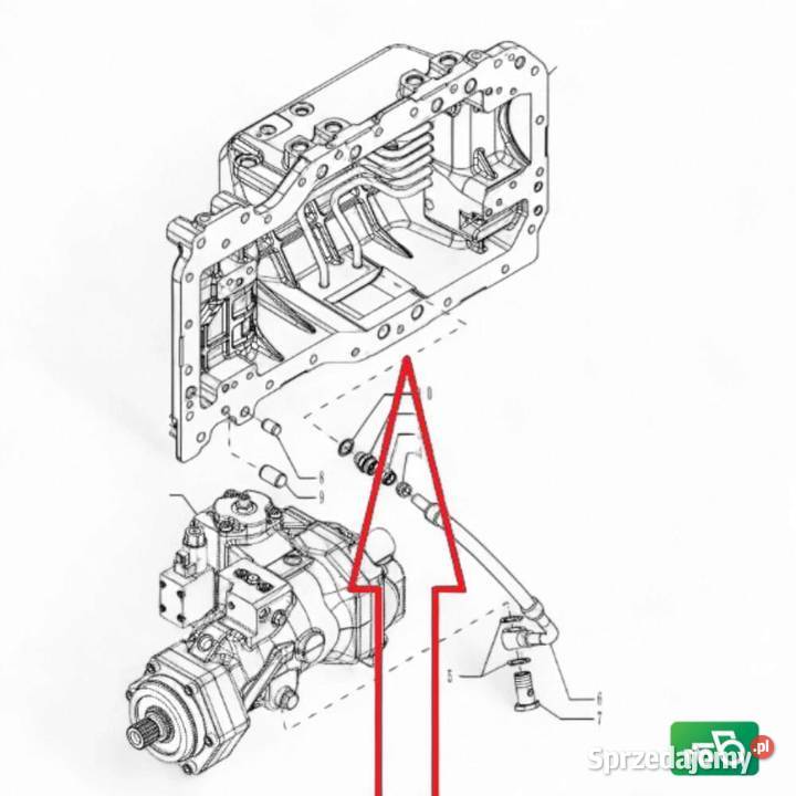 Obudowa CNH 87494640 Skrzynia Auto Command