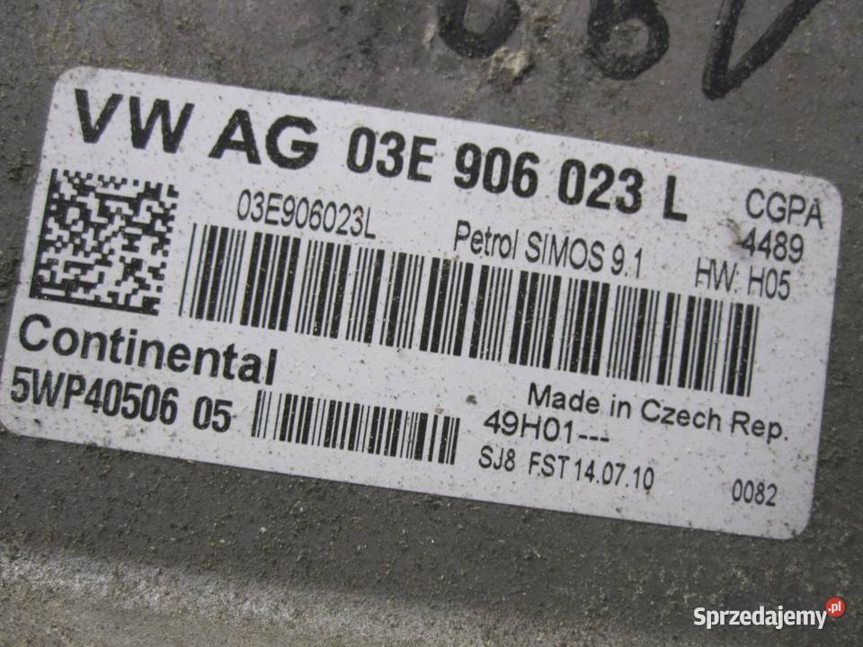 VW POLO V 11r komputer sterownik silnika