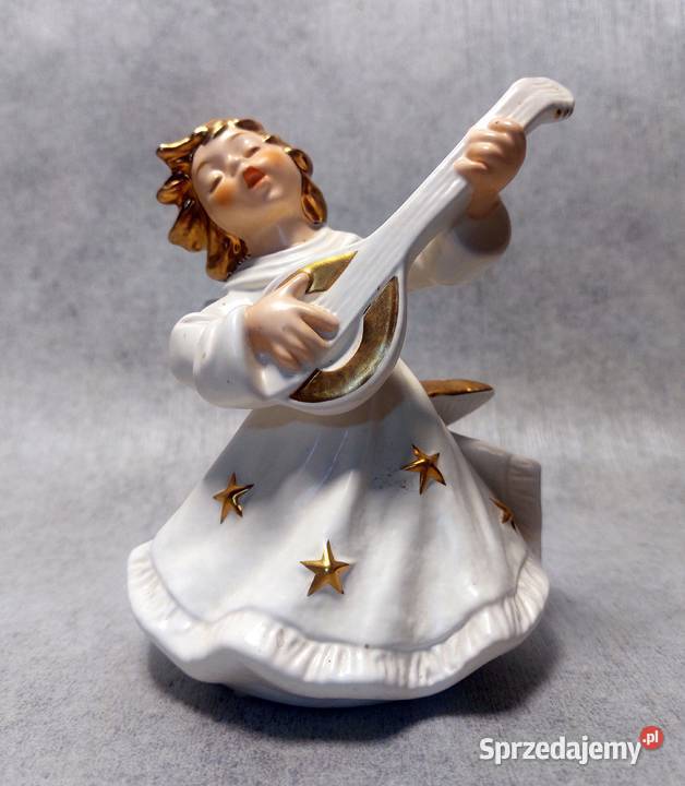 GOEBEL Aniołek z mandoliną Weihnacht W Germany