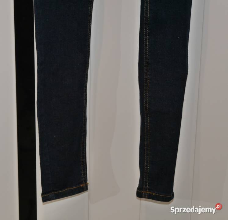 Gina Tricot Molly rurki wysoki stan 32 XXS Spodnie Wrocław