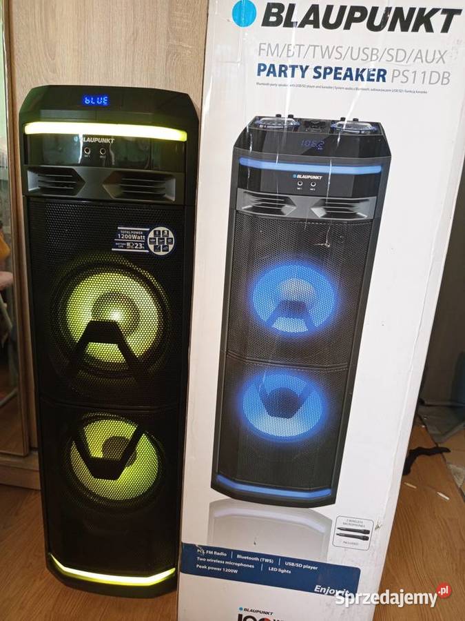 Blaupunkt 11DB Głośnik imprezowy Bluetooth 1200 Audio śląskie Piekary Śląskie