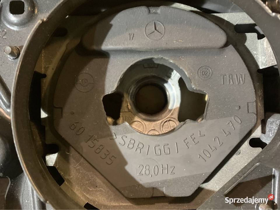1042470 Kierownica skóra airbag mercedes s w220 Szczecin