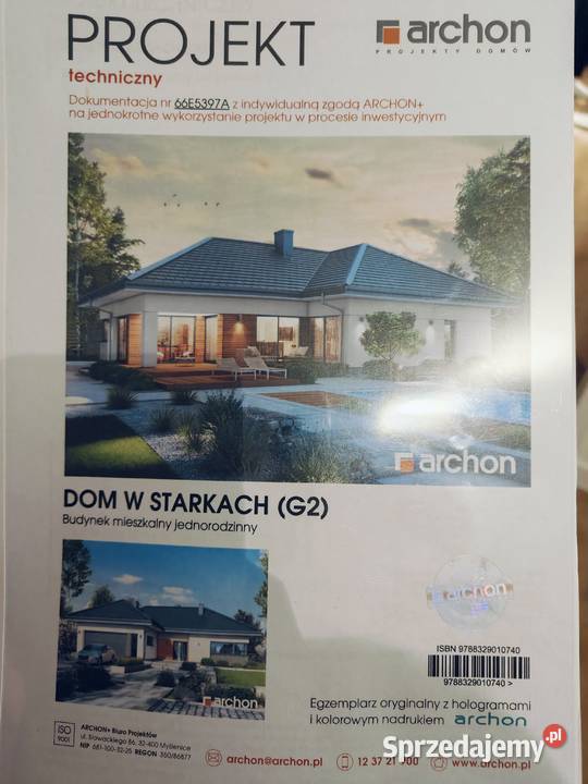 Sprzedam projekt domu w Statkach Archon