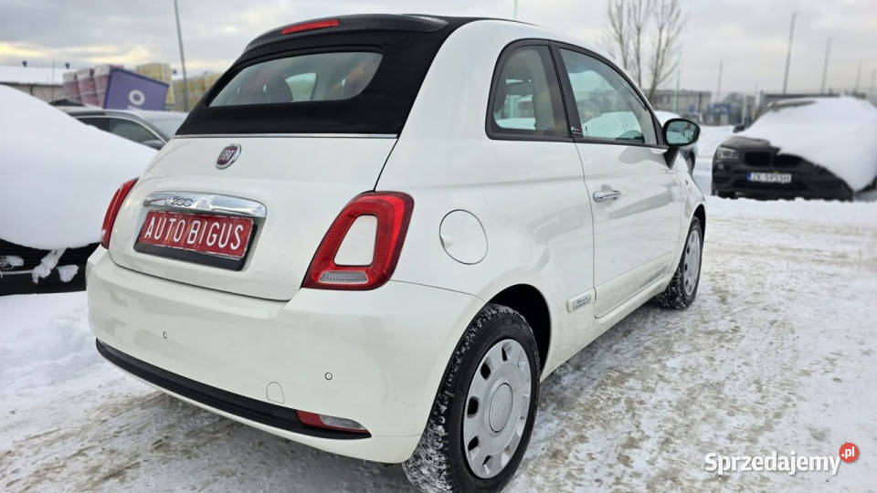 Fiat 500 ledy super stan zarejestrowany biała 1242cm3