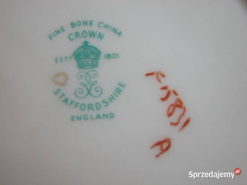 serwis fine bone china crown staffordshire Gorzów Wielkopolski