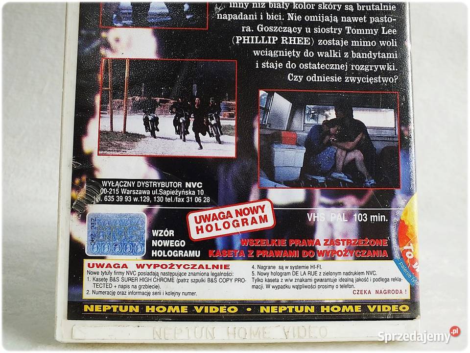 Kaseta VHS Najlepsi z Najlepszych 3 Bez Odwrotu Filmy lubuskie Żary sprzedam