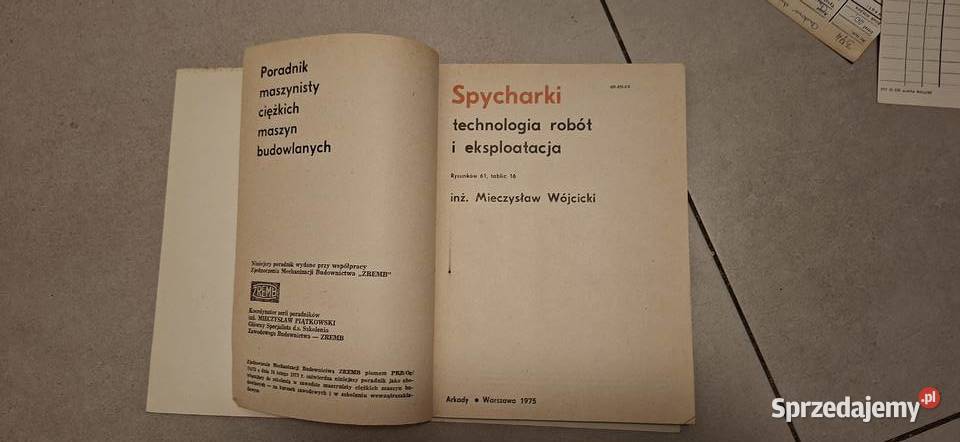 Niski nakł Pierwsze wydanie 1975 Spycharki wielkopolskie Łęczyca