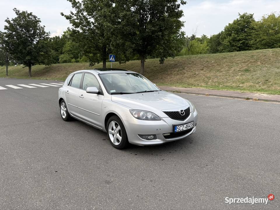 Mazda 3 16 benzyna klimatyzacja Rok produkcji 2005 Łódź