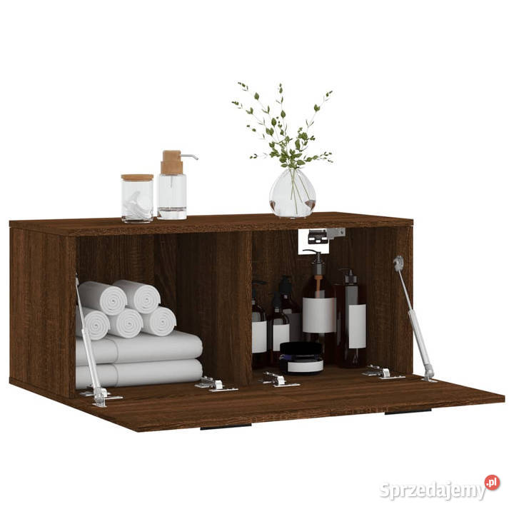 Szafka wisząca brązowy dąb 80x365x35 WM830099 mazowieckie Warszawa sprzedam