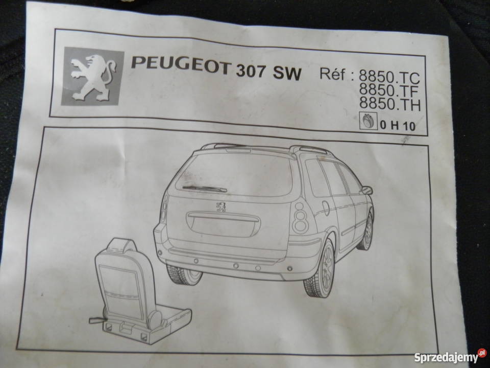 Dodatkowy Fotel do Trzeciego rzędu Peugeot 307 SW Chrzanów