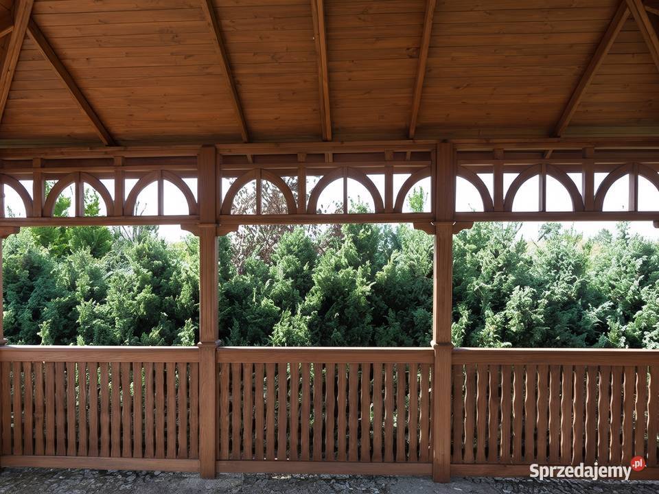 ALTANA 11 4x6 DREWNIANA SOSNOWA OGRODOWA Architektura ogrodowa śląskie Parzymiechy