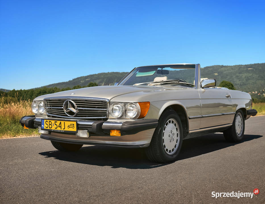 MercedesBenz R107 560 SL 1987 Rok produkcji 1987 Rybarzowice