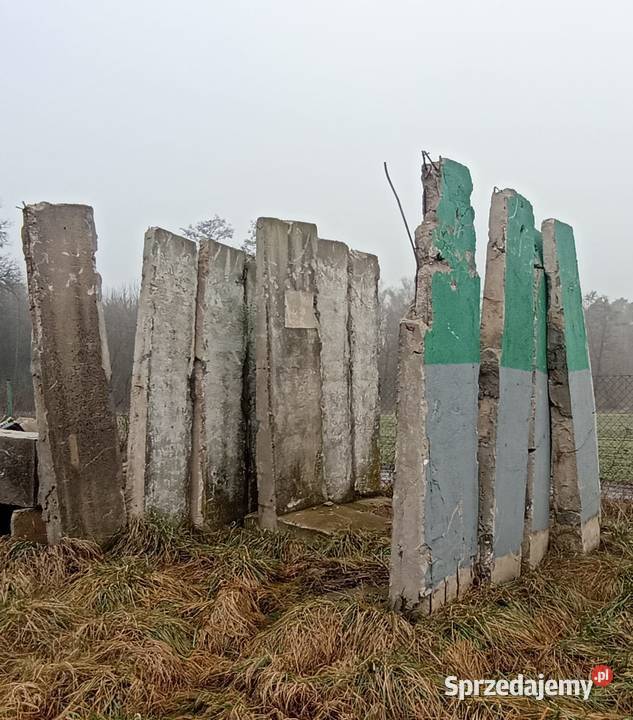 L elki betonowe 3m ściana oporowa mur oporowy Bronisław