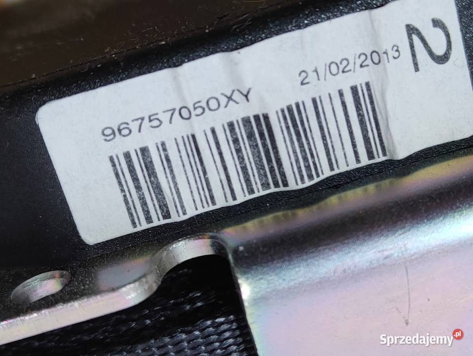 Pas Bezpieczeństwa Lewy Tył Citroen CElysee 1217 Pleszew