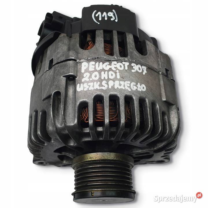 ALTERNATOR Peugeot 307 20 HDI Valeo 9646321780 Chełm