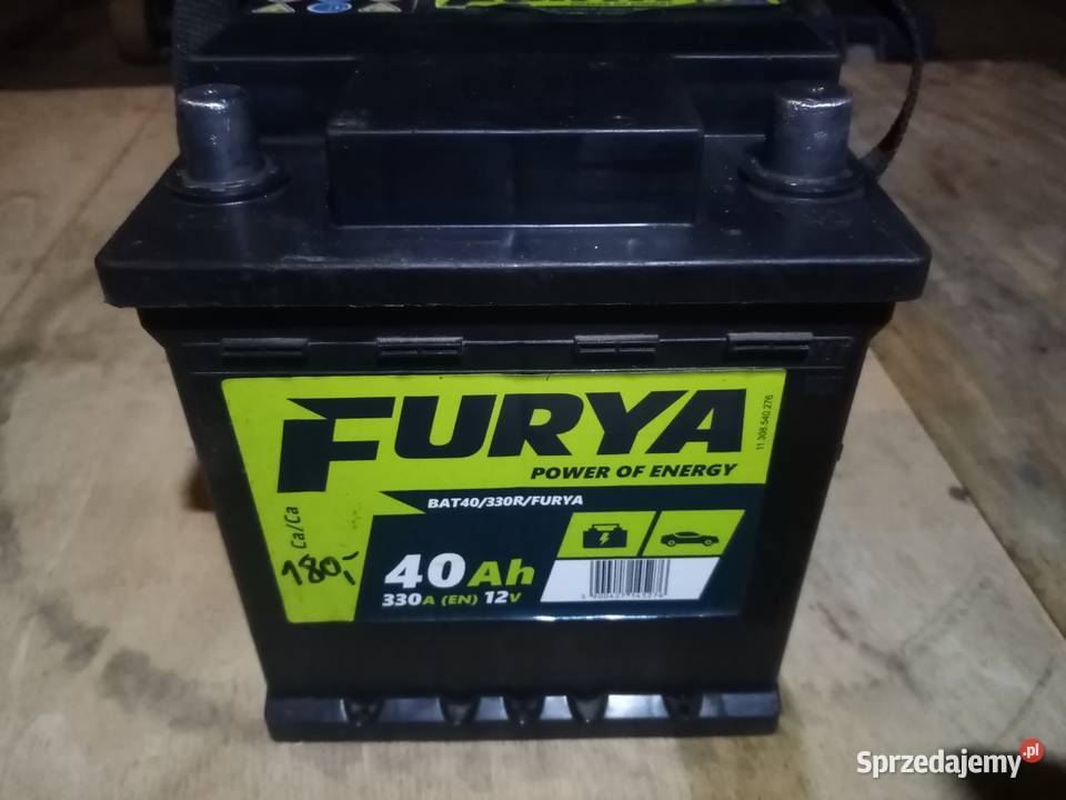 Akumlator mały 40Ah 330AEN 2025r 170mmx170mm Rok produkcji 2025 Łódź