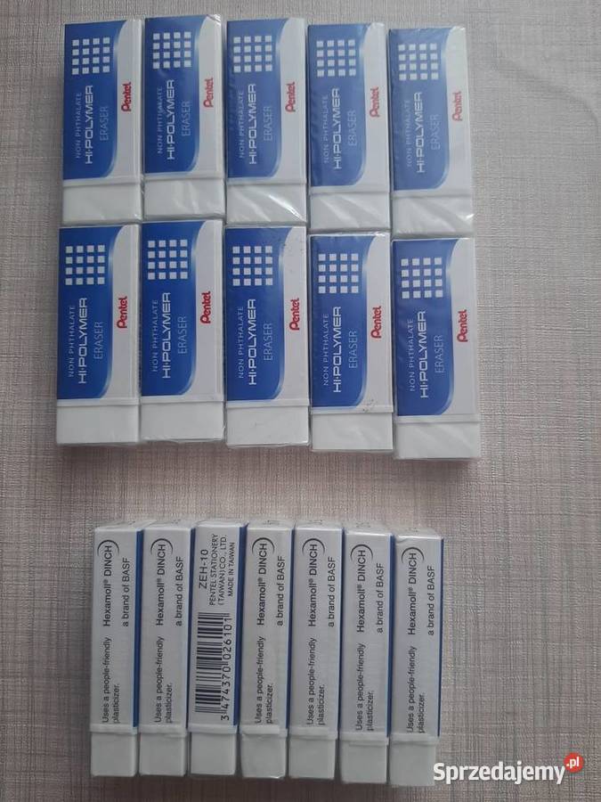 Gumki do ścierania Hipolymer Zgierz