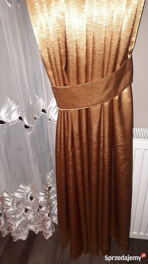 Zasłony złote Shantung inny kolor Pobiednik Wielki