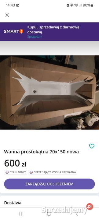 Wana prostokątna 70x150 Pozostałe podkarpackie Dębica