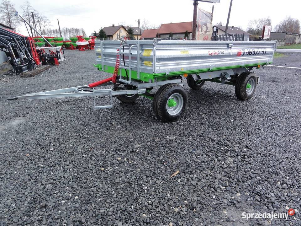 Przyczepa Dwuosiowa 4T6T8T Wywrot 3 Strony Kraków