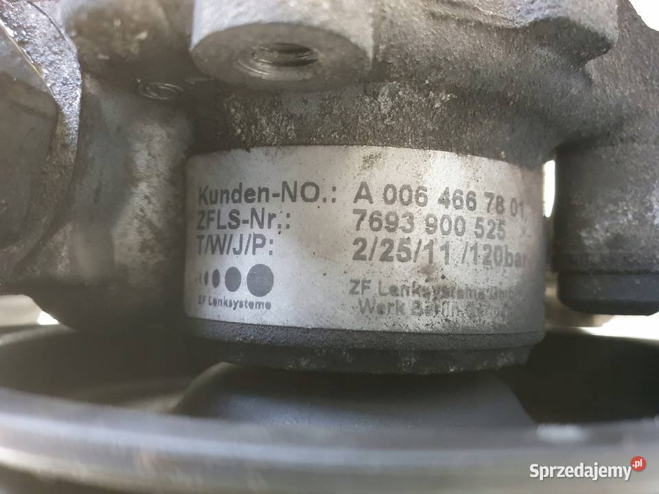 Mercedes Sprinter 906 22 CDI POMPA WSPOMAGANIA osobowe Chełm