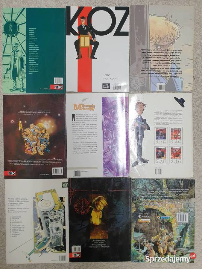 Zestaw komiksów 20 komiksów polskie wydania Gdynia
