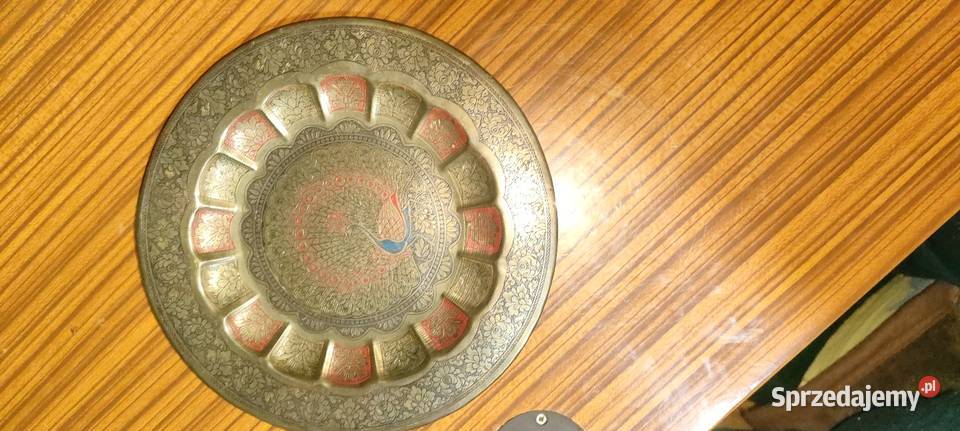 Talerz mosiężny mazowieckie Płock
