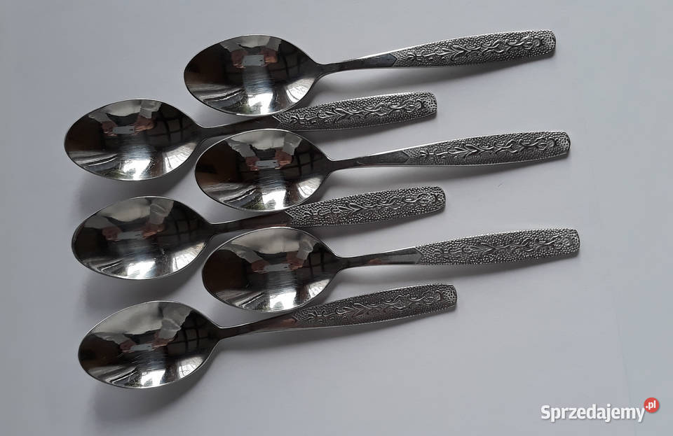 Łyżeczki do herbaty 1 ROŚLINNY Gerlach sztućce śląskie Dąbrowa Górnicza