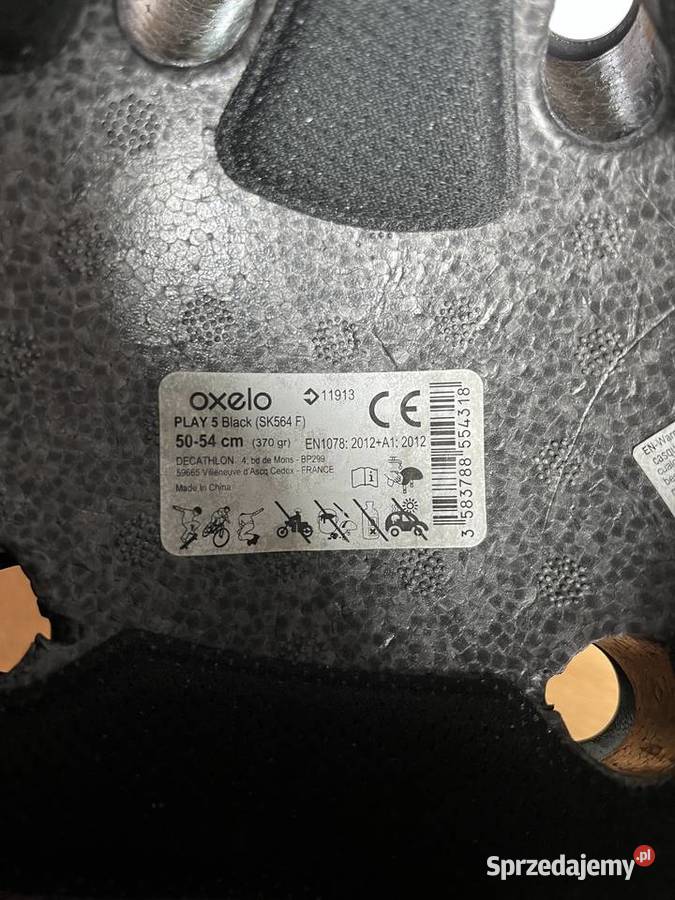 Kask OXELO 5054 Deskorolka rower hulajnoga Sport i Wypoczynek Puńsk