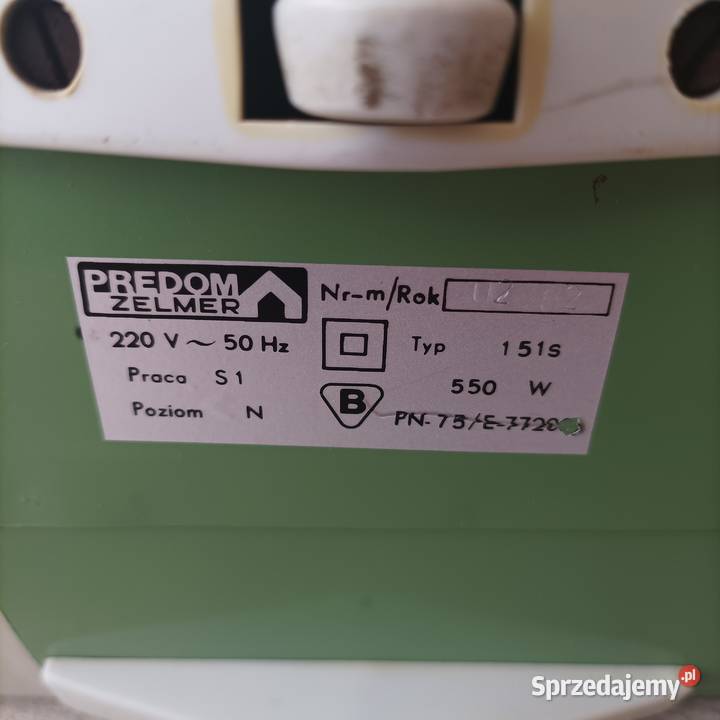 Stary zabytkowy odkurzacz Predom Zelmer typ 151s dolnośląskie Stronie Śląskie