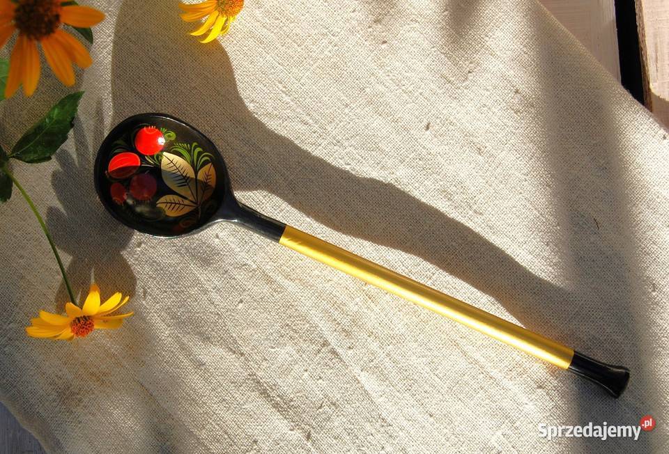 Chochłoma ręcznie malowana rosyjska łyżka Lublin