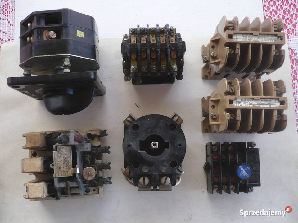 Wyłączniki siłowe łączniki krzywkowe łódzkie Zduńska Wola