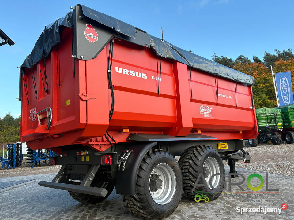 Przyczepa skorupowa URSUS D 914 14 ton PRONAR Przyczepy rolnicze Mława sprzedam