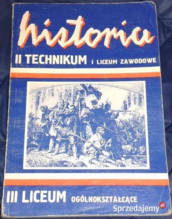 Historia - kl. 2 Technikum i liceum zawodowe, kl. 3 LO