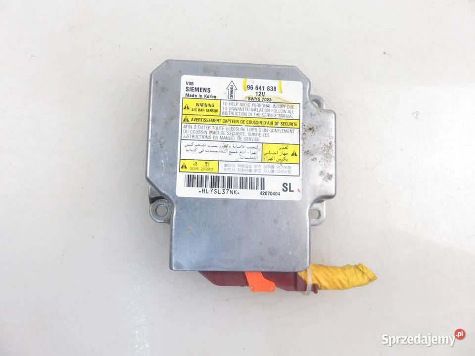 MODUŁ AIRBAG CHEVROLET EPICA KL1 96641838